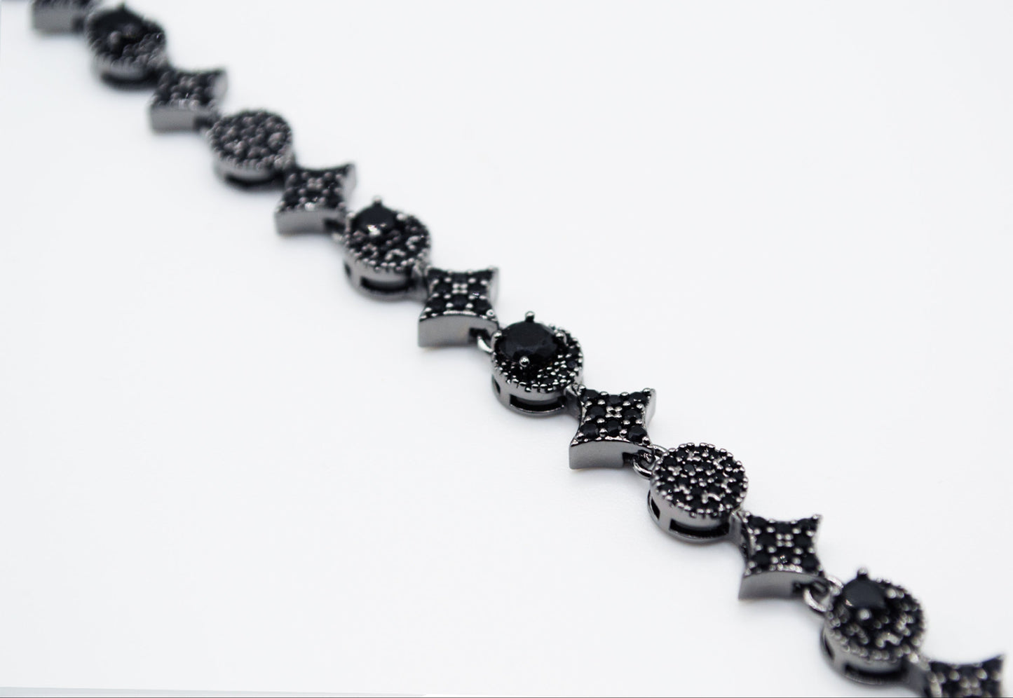 Iridezcent -  Chrome Tearz 9MM Stars Bracelet