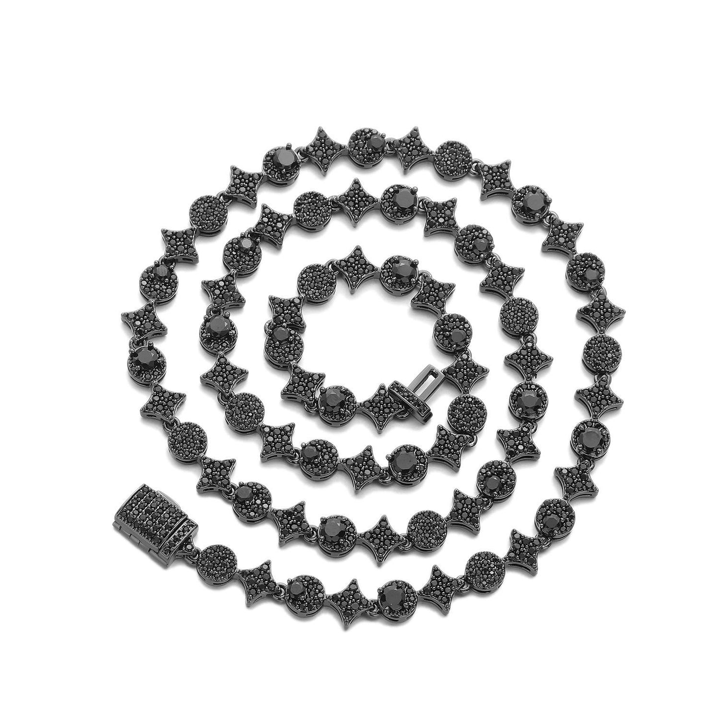 Iridezcent -  Chrome Tearz 9MM Stars Bracelet
